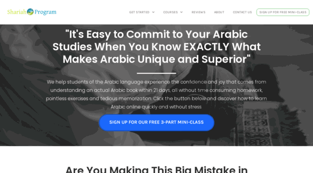 shariah program classical arabic